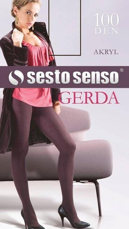 Колготки Sesto Senso Gerda 100 den, глясе, 4-L