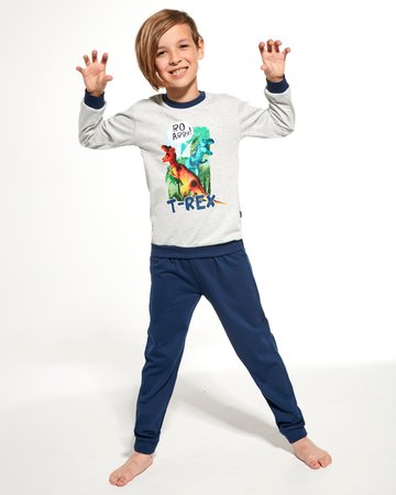 Пижама Cornette Kids Boy 478/127 T-Rex, меланж, 86-92