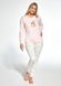 Пижама Cornette 467/343 Fall, кремовий-рожевий, XXL