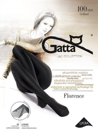 Колготки Gatta Florence 100 den, nero (чорний), 2-S