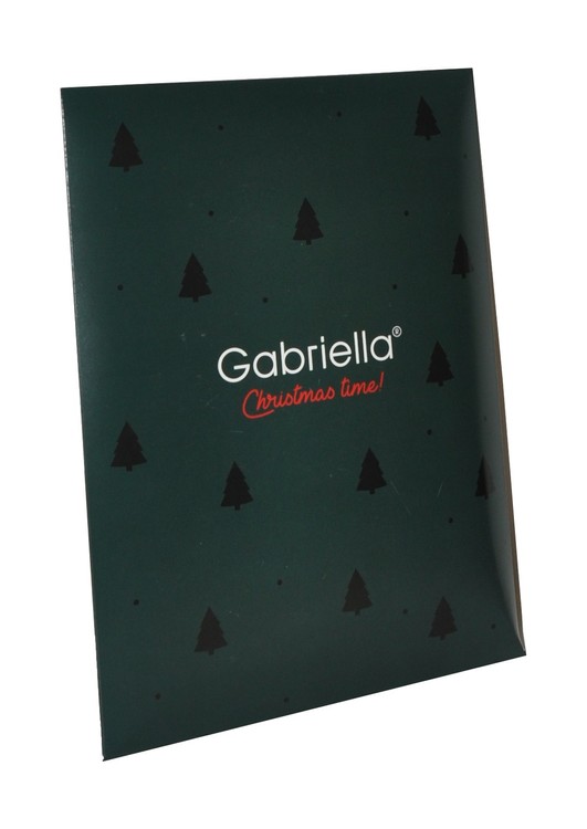 Колготки Gabriella 516 Christmas, Чорний, 5-XL