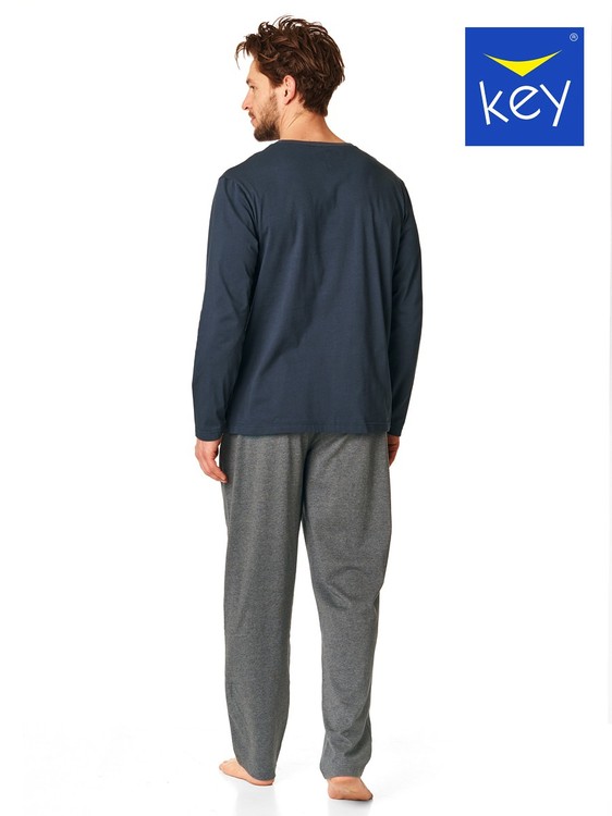Пижама Key MNS 862 B22, графітовий-сірий меланж, M