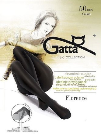 Колготки Gatta Florence 50 den, nero (чорний), 2-S