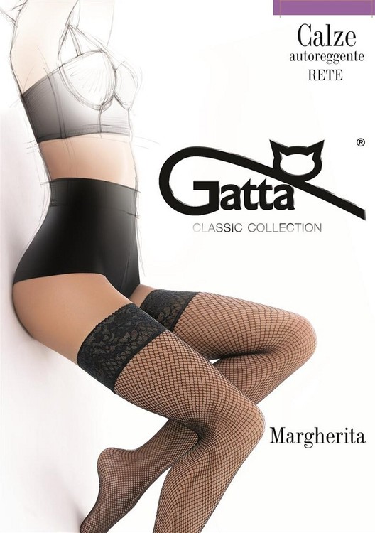 Чулки Gatta Margherita 01, nero (чорний), 1-2