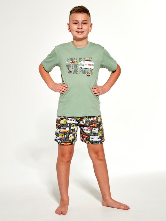 Пижама Cornette Kids Boy 789/98 Camper, Зелений, 122-128