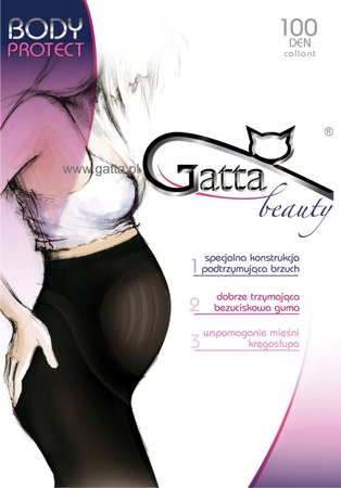 Колготки Gatta Body Protect 100 den, nero (чорний), 3-M