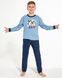 Пижама Cornette Kids Boy 477/136 Goal, блакитний меланж, 86-92