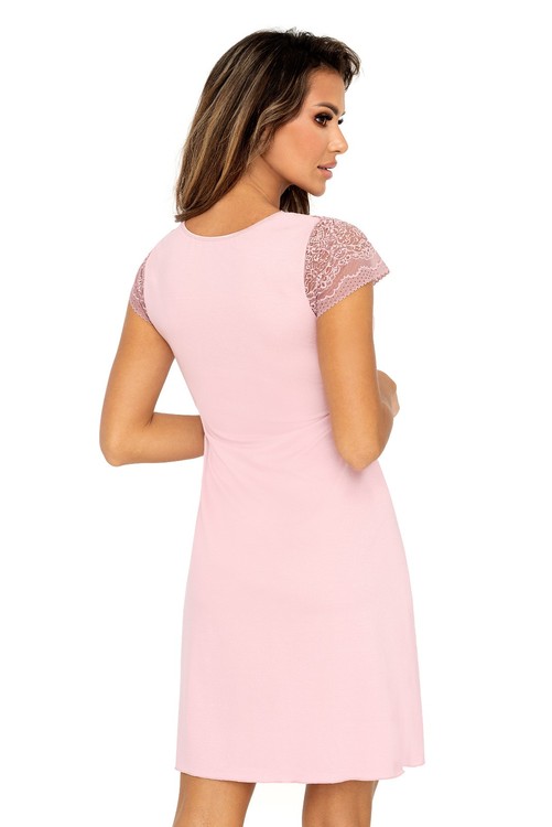 Сорочка Donna Celine, пудрово-рожевий, L