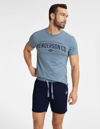 Пижама Henderson 40684 Ferrous, світло-блакитний, XL