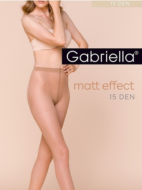 Колготки Gabriella Matt Effect 15 den, Бежевий, 3-M