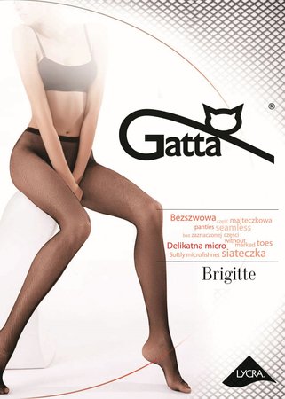 Колготки Gatta Brigitte 06, nero (чорний), 1/2-XS/S