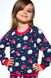 Пижама Cornette Kids Girl 032/168 Meadow, Синій, 134-140
