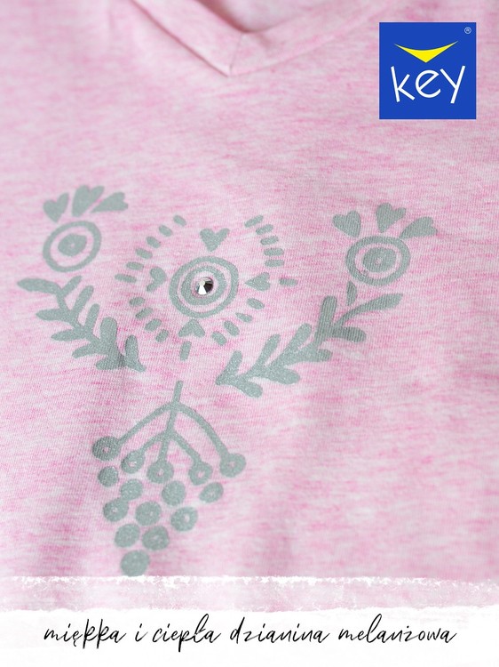 Піжама Key LNS 794 B23, рожевий-графітовий, XL
