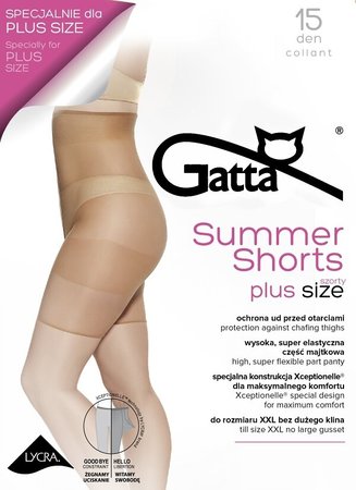 Шорти Gatta Summer Shorts 15 den, daino (беж), 3/4-M/L